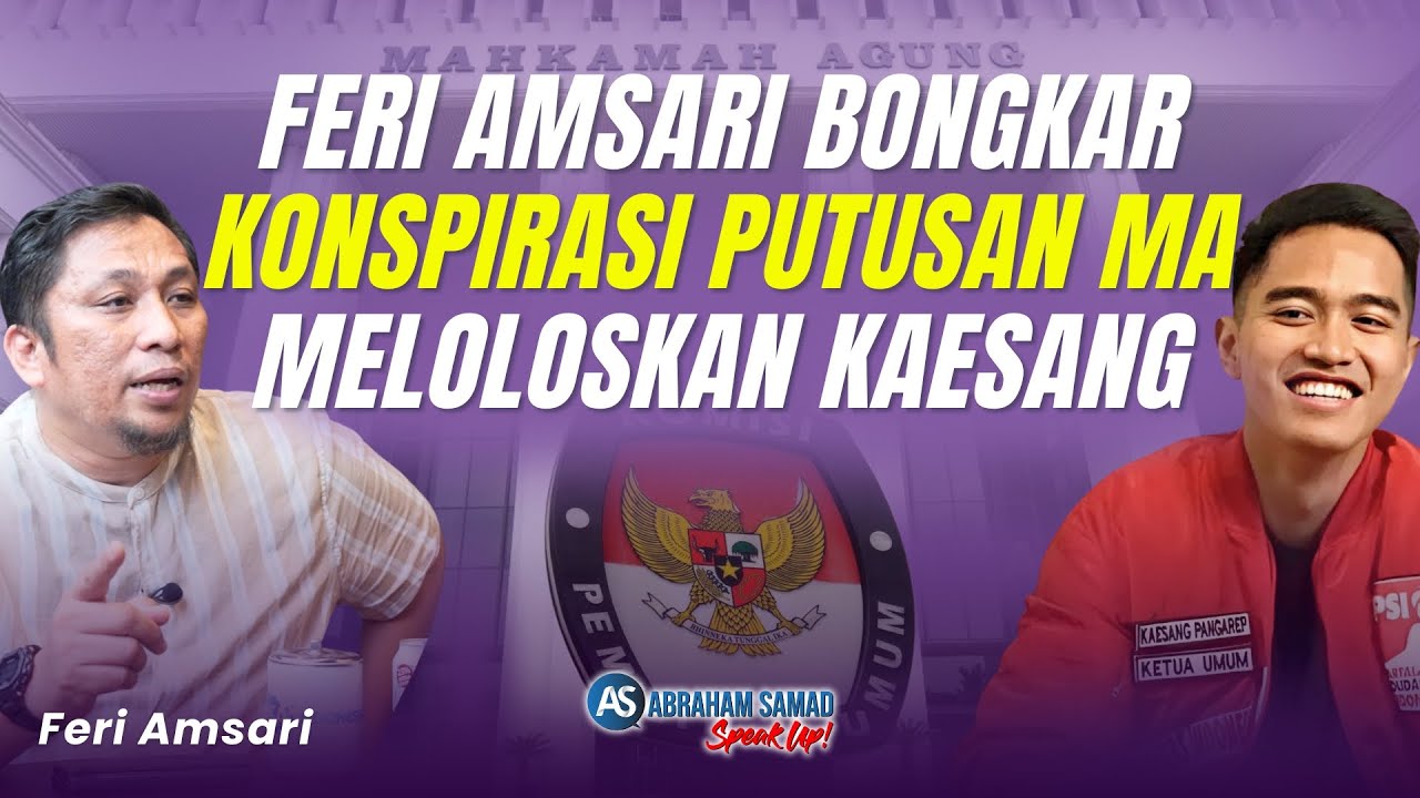 Feri Amsari Bongkar Konspirasi Putusan MA Meloloskan Kaesang | #SPEAKUP