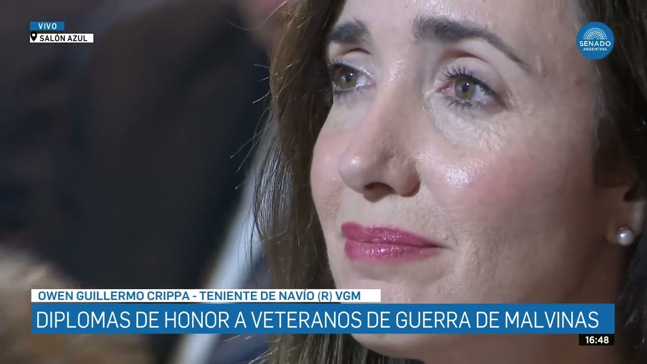 OWEN GUILLERMO CRIPPA  DIPLOMA DE HONOR A VETERANOS DE MALVINAS