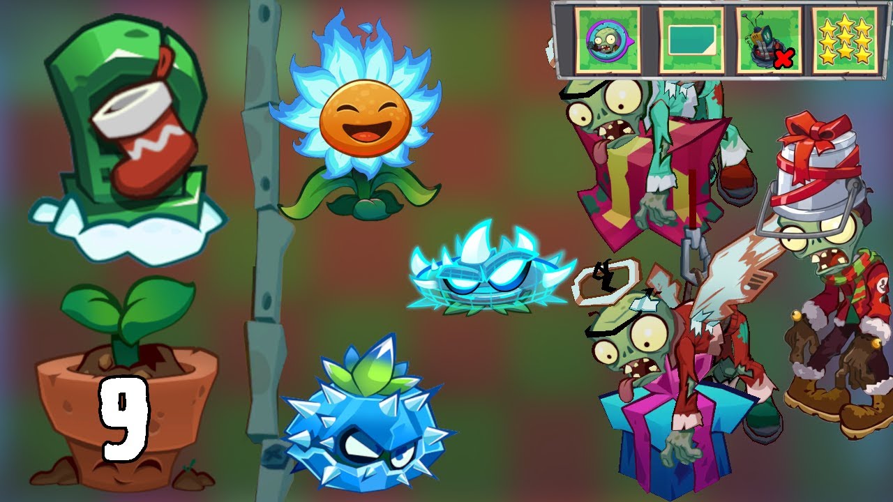 Plants vs. Zombies 3 (Chinese version) – Blizzard Approachez - Normal 9 | 植物大战僵尸3 暴雪僵至9