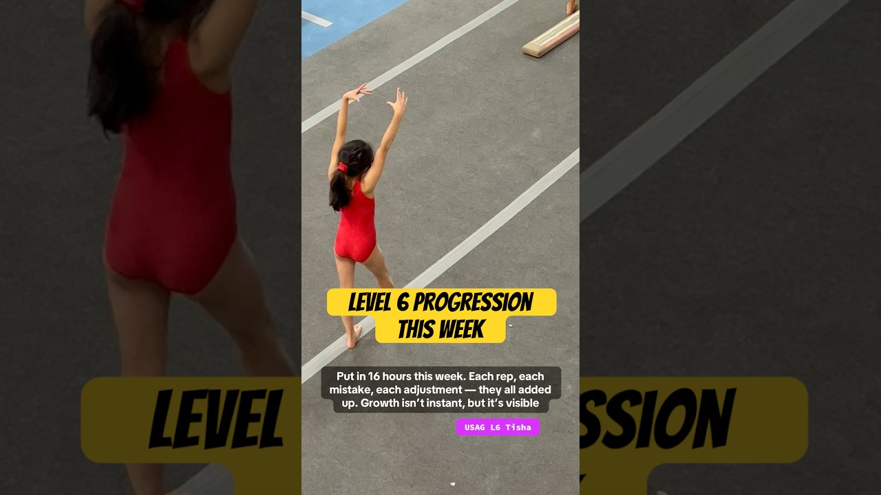 Level 6 progress this week &mdash; steady growth and nonstop grind. #Level6 #Gymnastics #flip  #HardWork