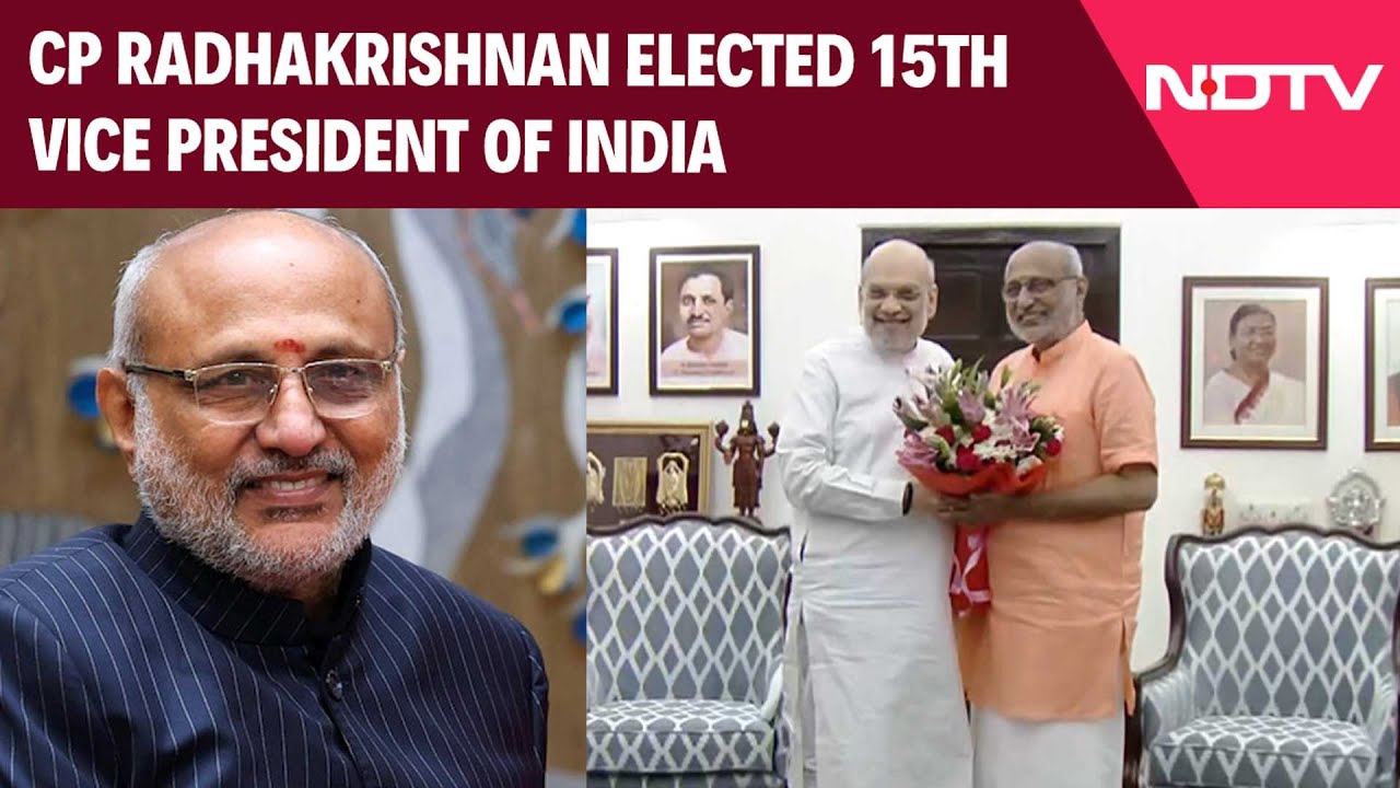 New Vice President | Rooted In RSS, CP Radhakrishnan Elected 15th Vice President of India