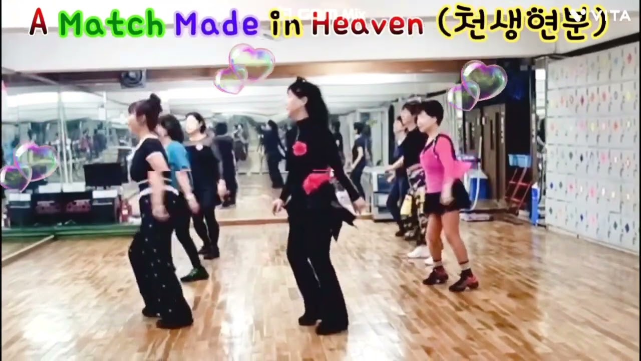 A Match Made in Heaven (천생연분) Line Dance l High Beginner l 라인댄스 l Count(카운트) l #홍제동라인댄스#홍은동라인댄스