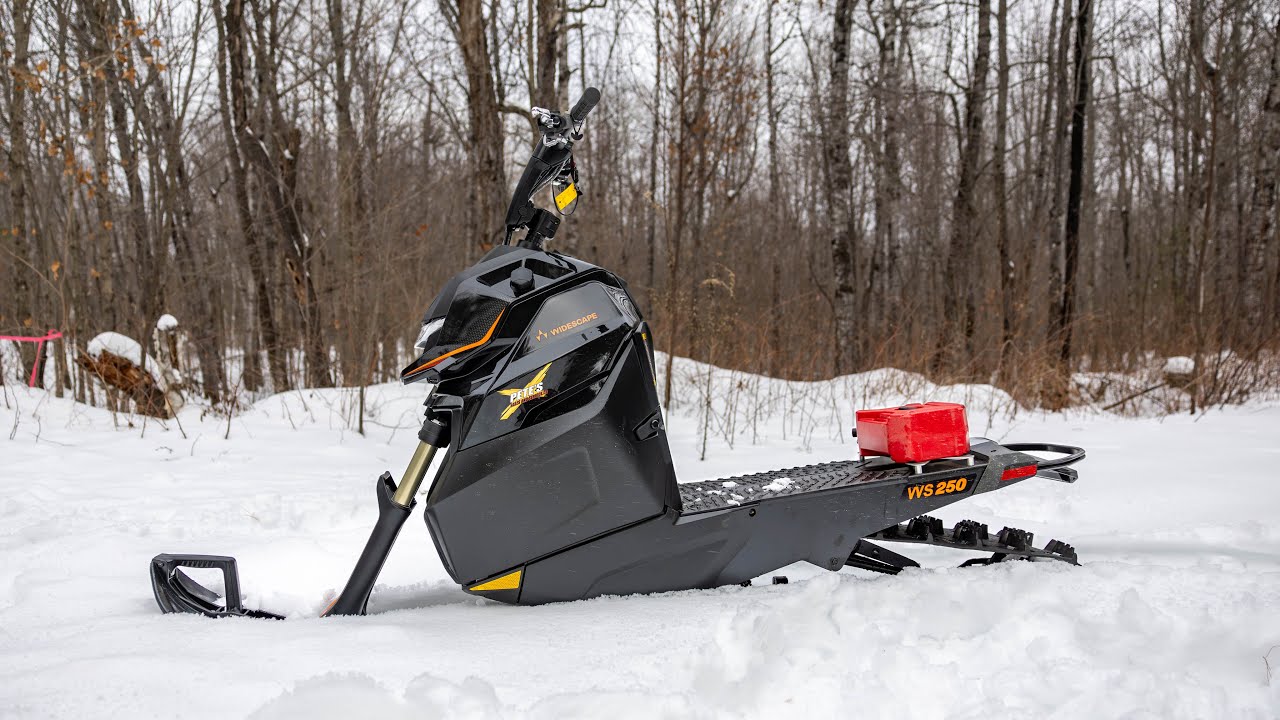 Первый стоячий снегоход — Widescape WS250