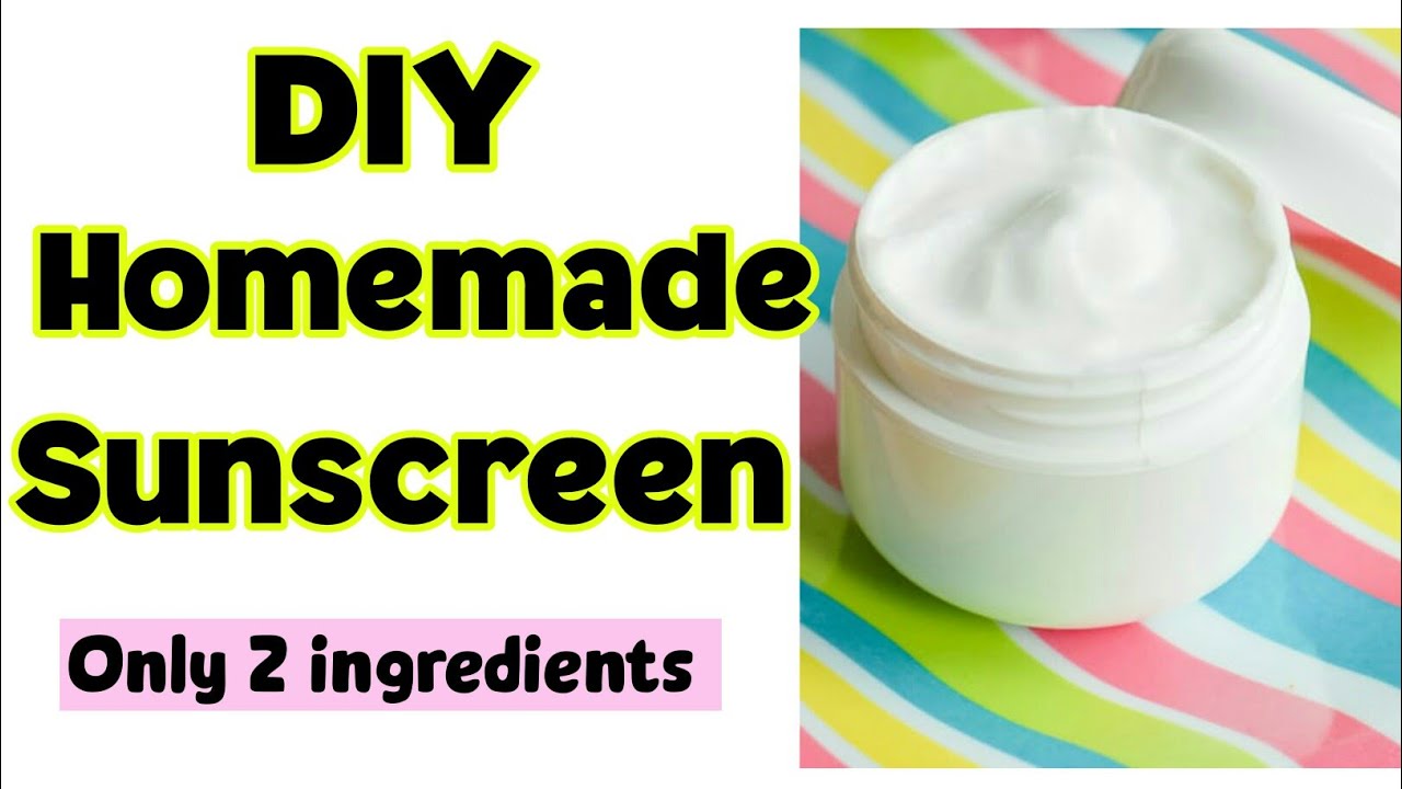 How To Make Sunscreen At Home | DIY Homemade Sunscreen Without Zinc Oxide