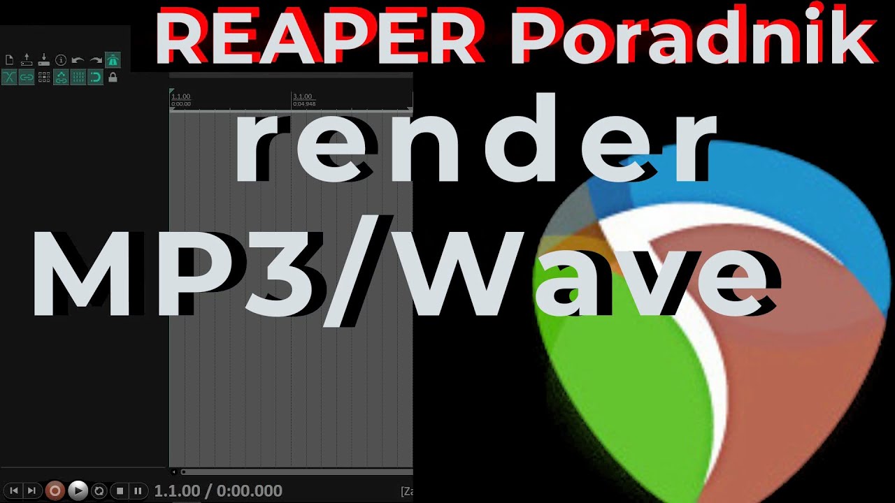 Twórz Muzykę! #15 REAPER Poradnik - Jak zapisać utwór w Wave, MP3, dithering