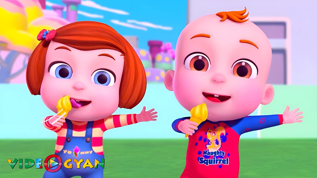 Ice Cream Song + More Nursery Rhymes | Nursery Rhymes for Kids | 3D Baby Songs by Videogyan