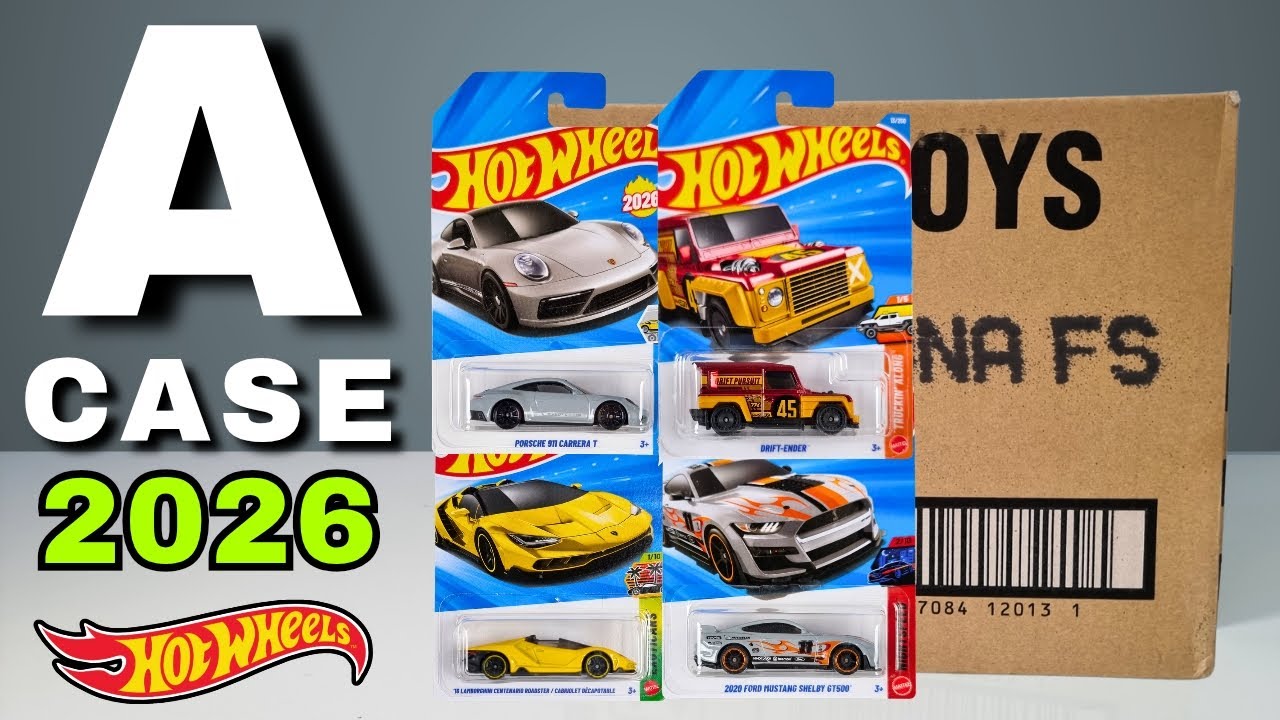 Unboxing Hot Wheels A Case 2026, Super Treasure Hunt inside!