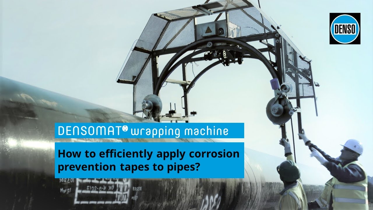 DENSOMAT® wrapping machine - How to efficiently apply corrosion prevention tapes to pipes?