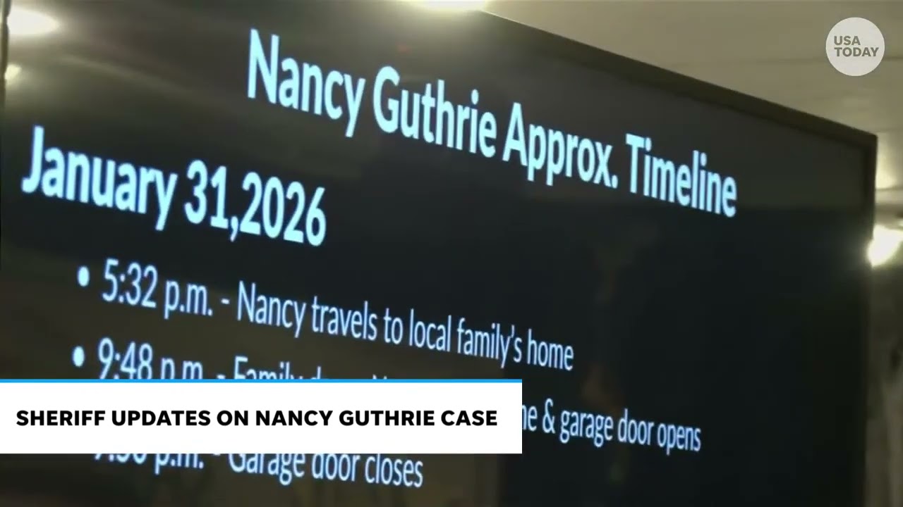 Nancy Guthrie press conference updates timeline, confirms blood test result but doesn't ID suspect