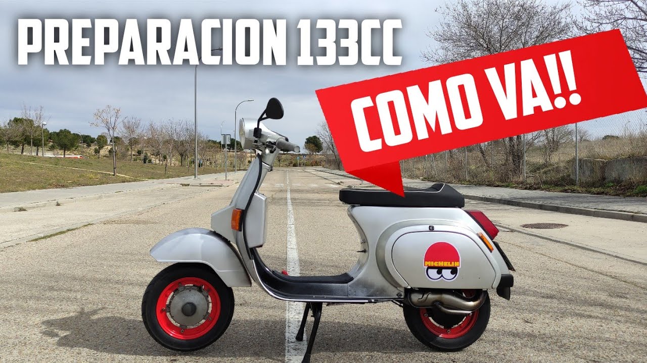 Asi Va la Vespa con la preparacion 130cc