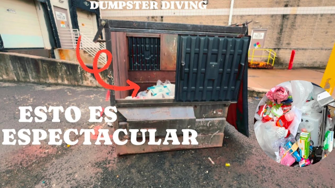 DUMPSTER DIVING ESTO ES ESPECTACULAR #dumpsterdiving #loquetiranenusa