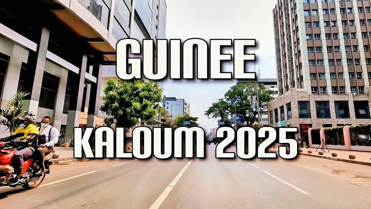 Guinee, Conakry-Kaloum tours 2025 (video sans retouches)