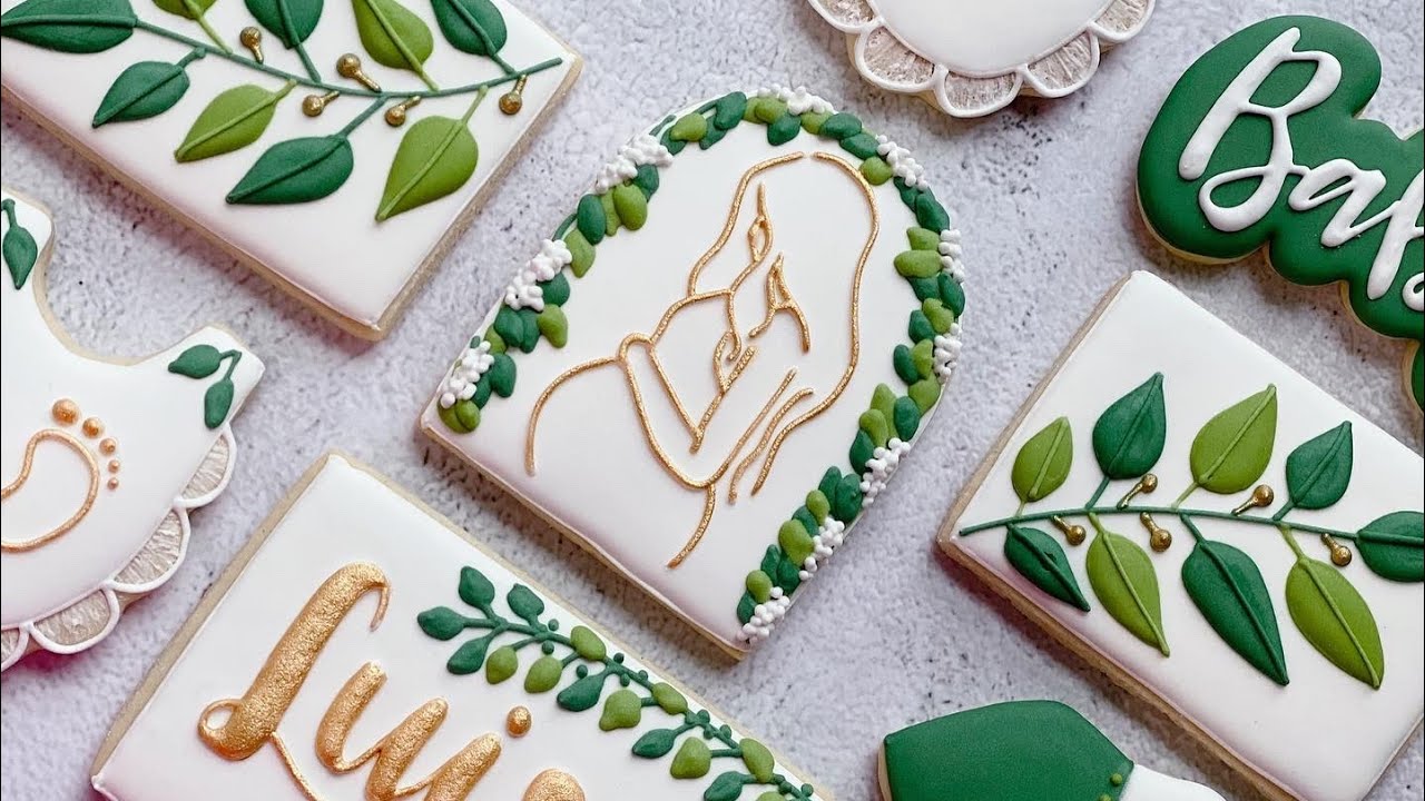 Decorating Sugar Cookies | Baby Shower Theme