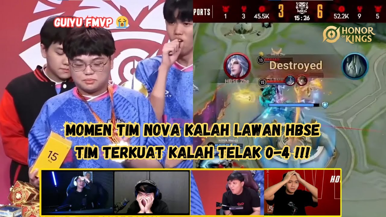 REAKSI STREAMER HBSE JUARA MKL FALL 2025 + GUIYU FMVP 😭😭🤣- MKL 2025 HONOR OF KINGS