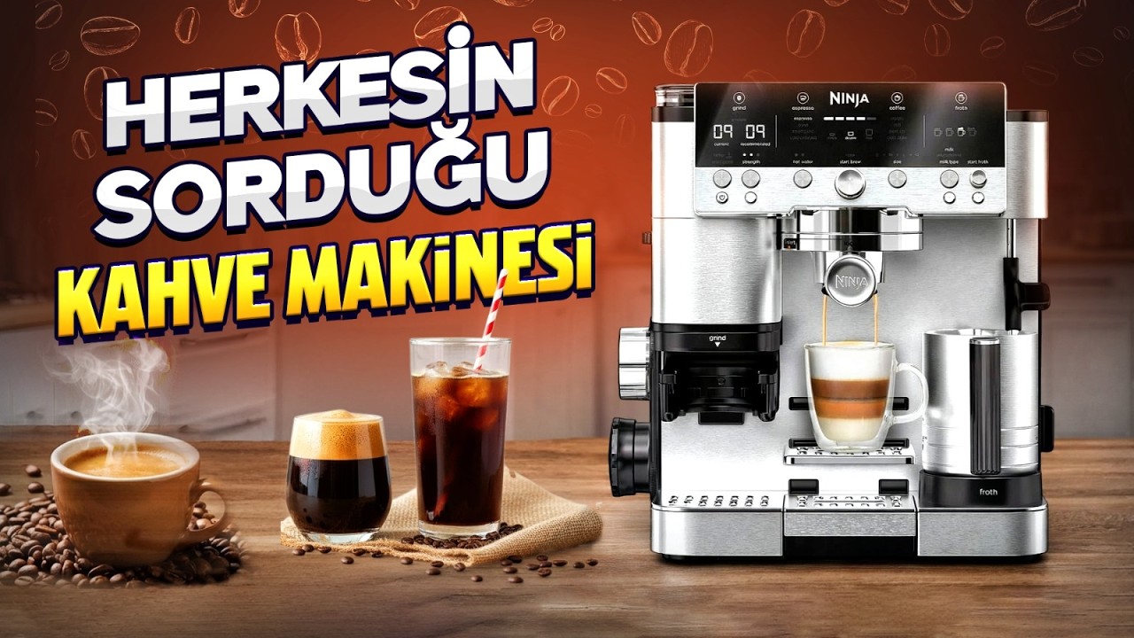 Evde Kahve Keyfi İçin Tek Makine: Ninja Luxe Café Premier Espresso Makinesi
