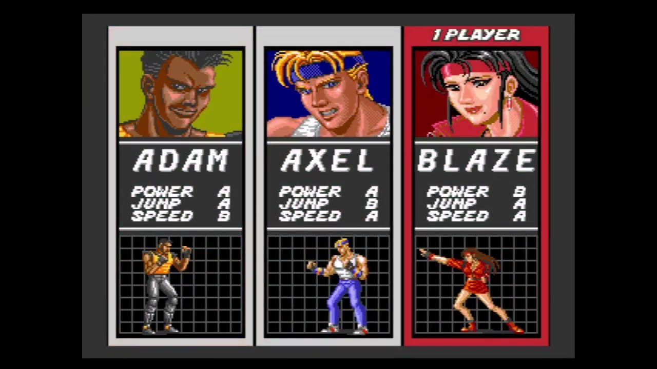 Streets of Rage Blaze easy no% in 21:43