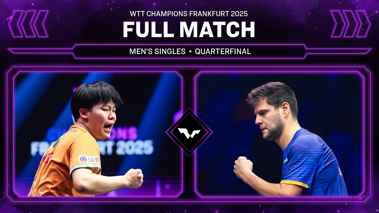 FULL MATCH | Sora Matsushima vs Dimitrij Ovtcharov | MS QF | #WTTFrankfurt 2025