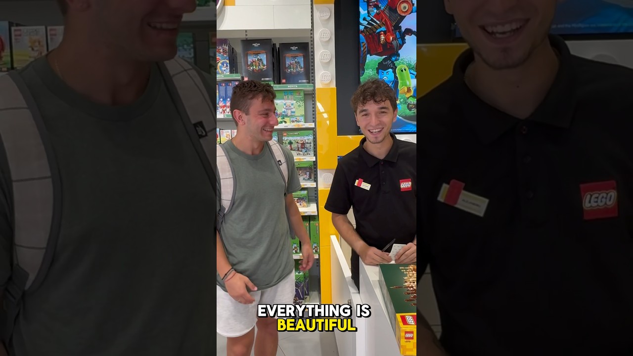 📍Milan LEGO Store interview #shorts