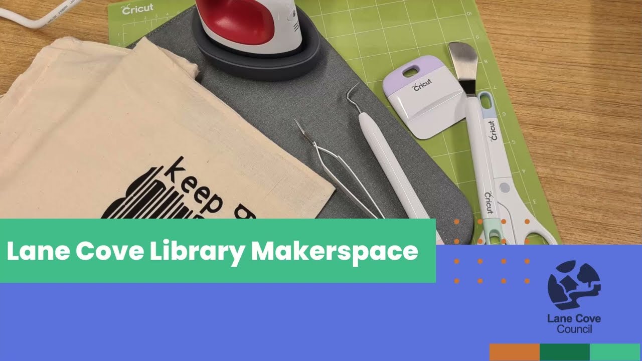 Lane Cove Library Makerspace Starter Project Video: using the Cricut for Vinyl