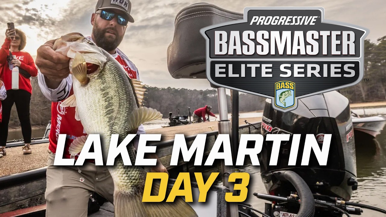 Semi-Final Saturday of Bassmaster Elite weigh-in at Lake Martin
