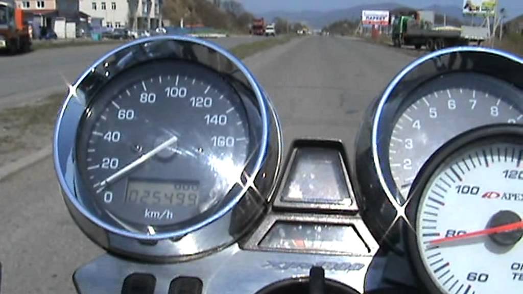 Yamaha XJR 1300 0-190 km/h