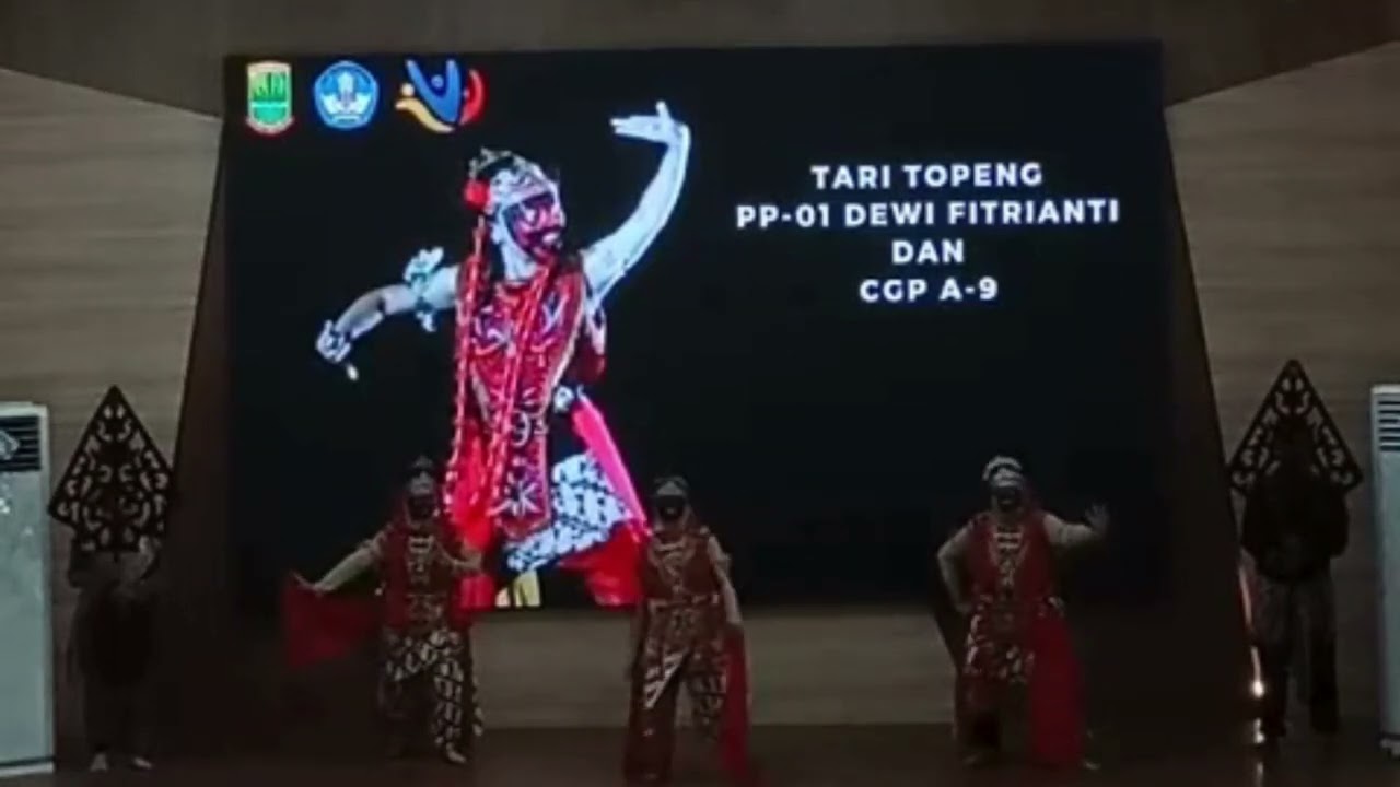 Persembahan Kolaborasi Pengajar Praktik 01 - Calon Guru Penggerak Angkatan 9 Karawang - Tari Topeng