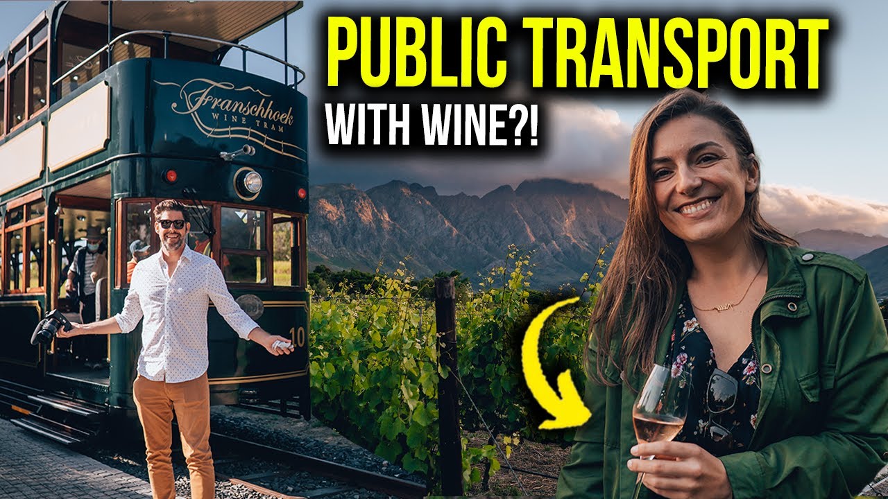 Insane LUXURY! VINEYARD Hopping in a VINTAGE TRAM for only $17! Franchhoek Wine Tram Review