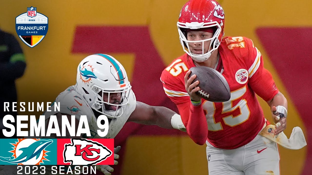 Miami Dolphins vs. Kansas City Chiefs | Semana 9 NFL 2023 | NFL Highlights Resumen en español