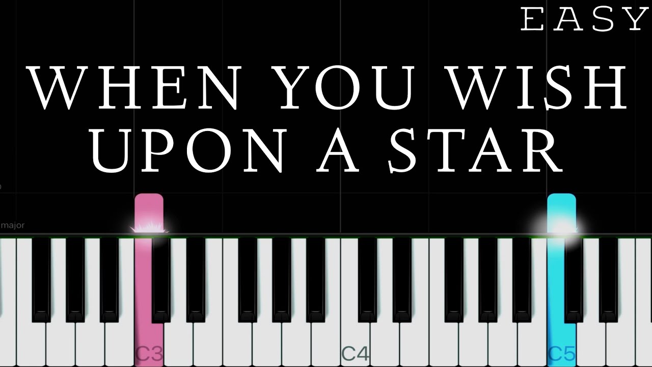 Pinocchio (Disney) - When You Wish Upon A Star | EASY Piano Tutorial