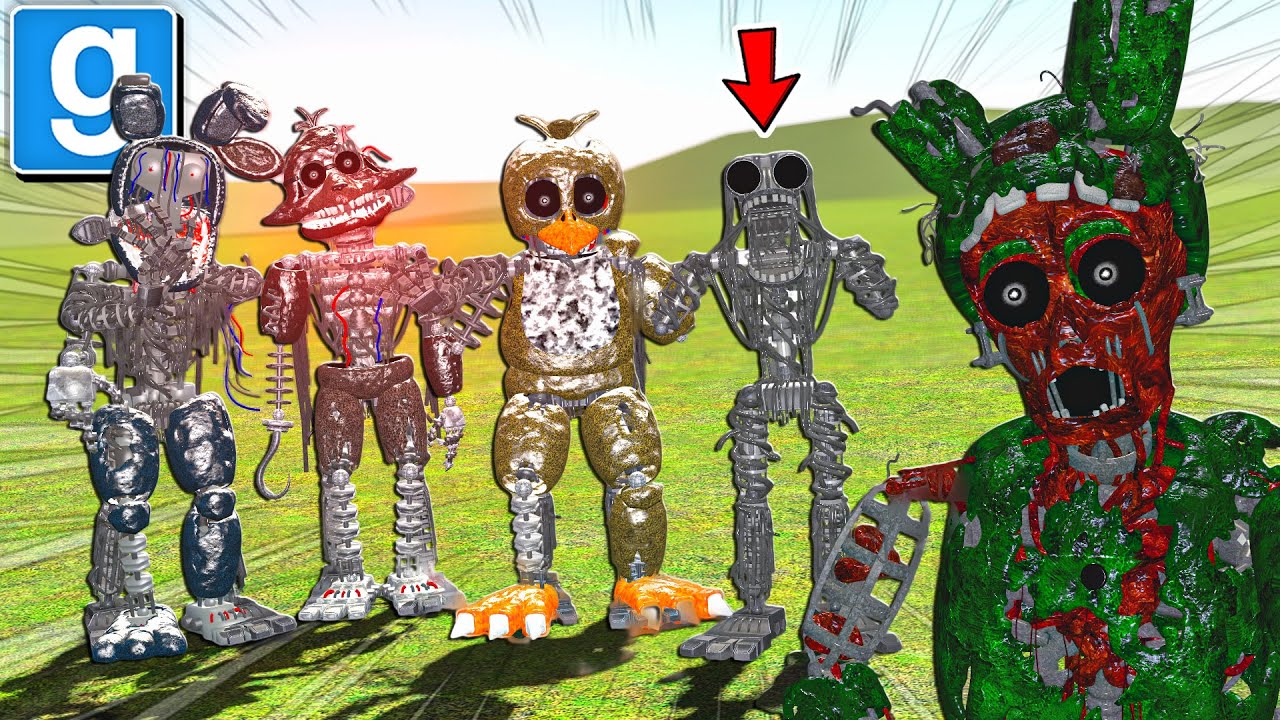 Garry's Mod Five Nights at Freddy's The Joy Of Creation Nextbot Pack Spotlight!