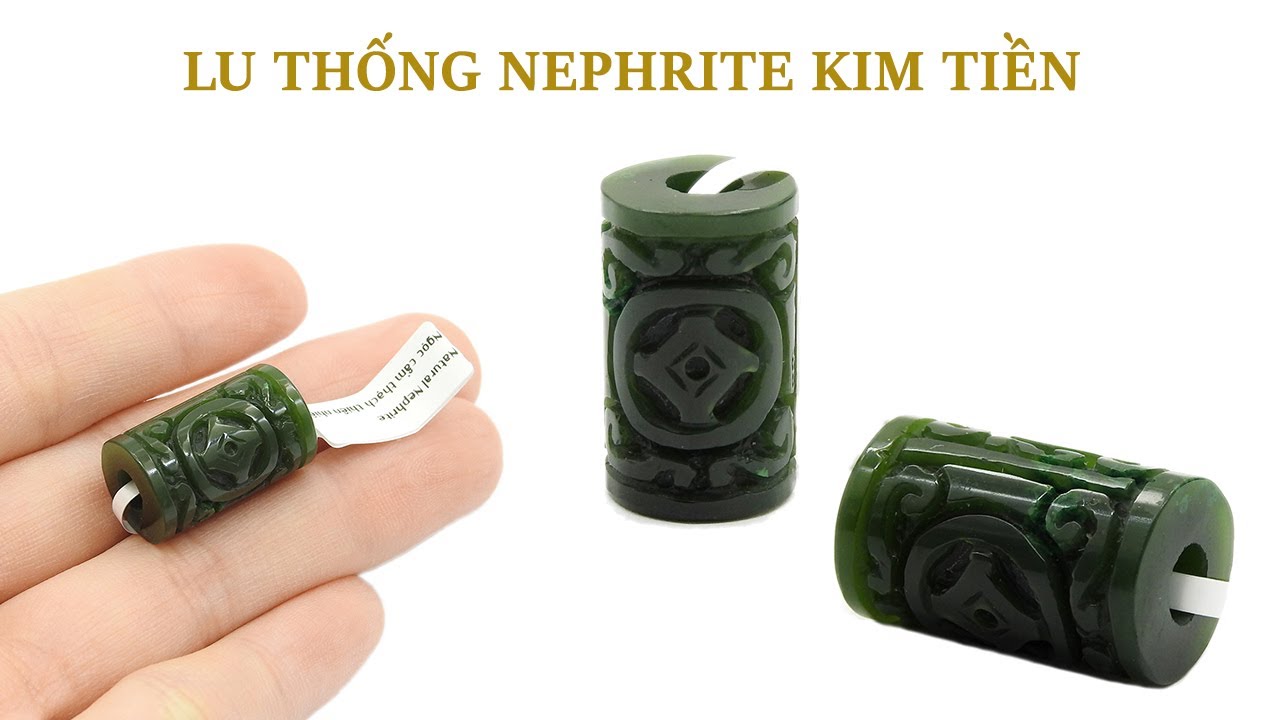 Lu thống Nephrite kim tiền, Ngọc Nephrite, Natural Nephrite
