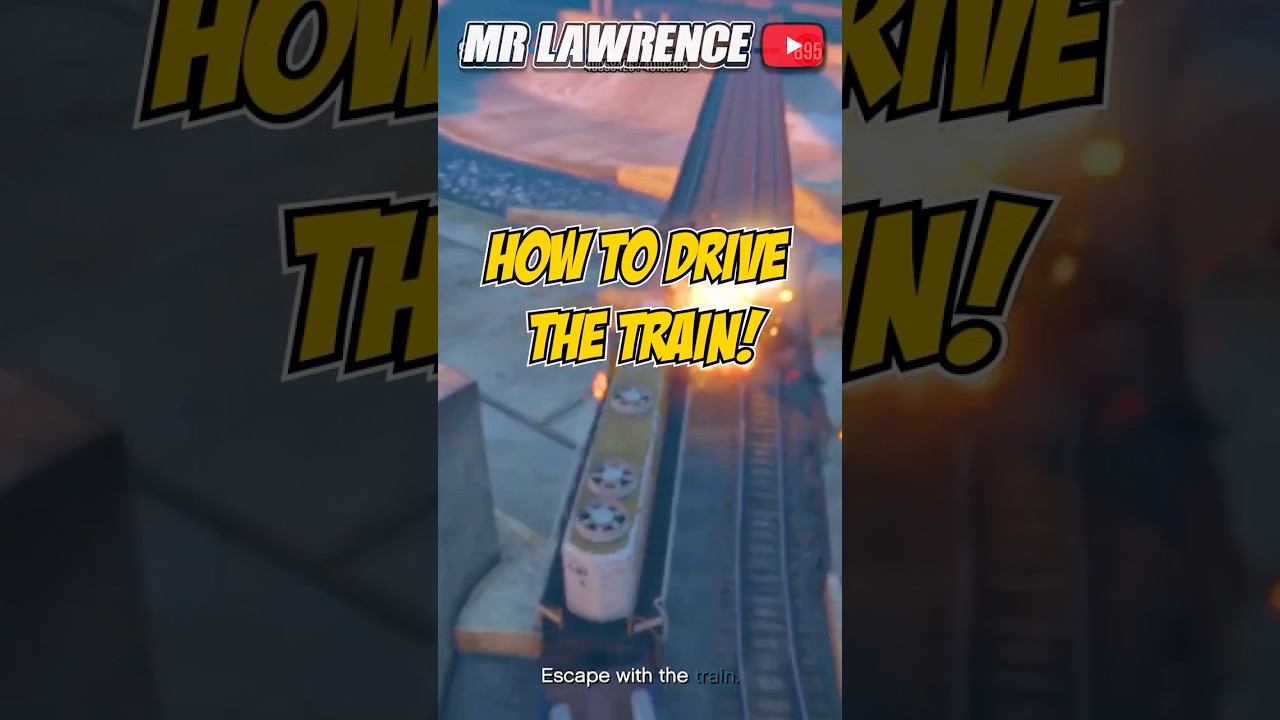 HOW TO DRIVE THE TRAIN IN GTA ONLINE! 🚂 #gta #gta5 #gtav #gtaonline #gta5online