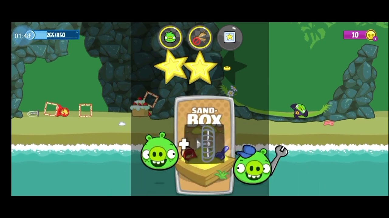 Bad piggies levels 13 to 15 speedrun/ walkthrough