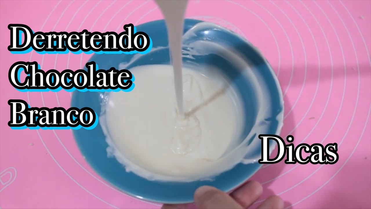 COMO DERRETER CHOCOLATE BRANCO NO MICROONDAS - DICAS