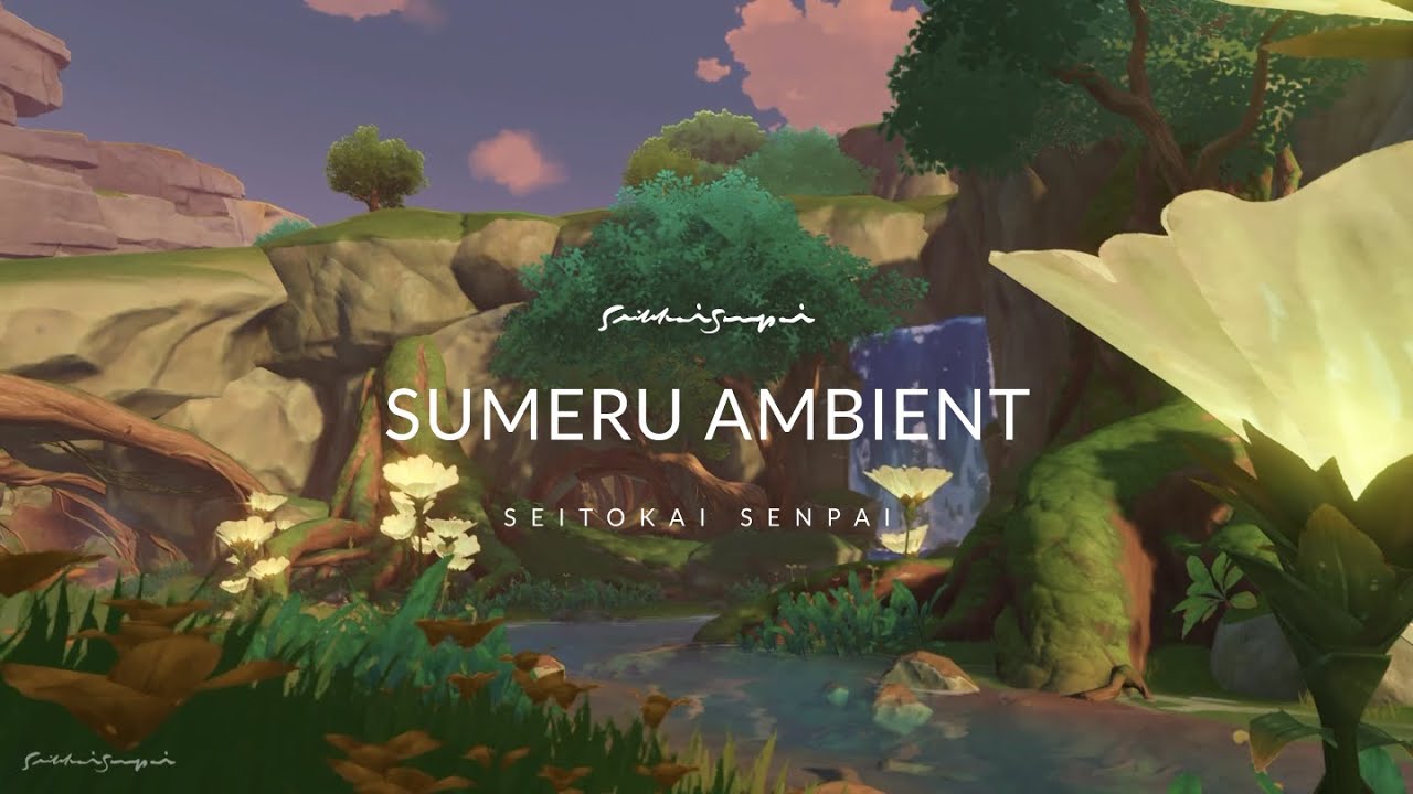 Sumeru Ambient Background Music Forest Sound (35 Min) | Genshin Impact