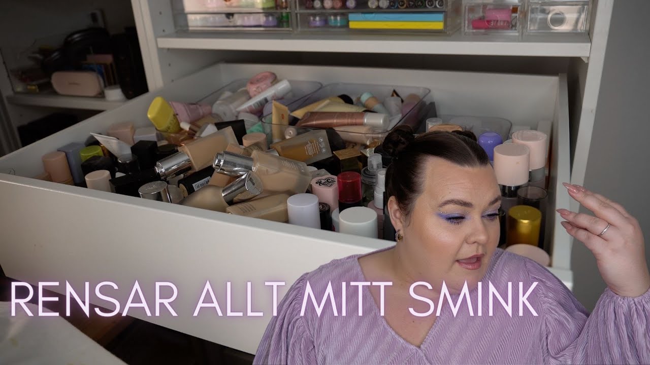 RENSAR UT H&Auml;LFTEN AV ALLT MITT SMINK