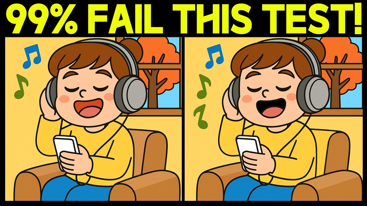 Only 1% Can Find All 5 Differences | Spot the Difference 60-Second Challenge