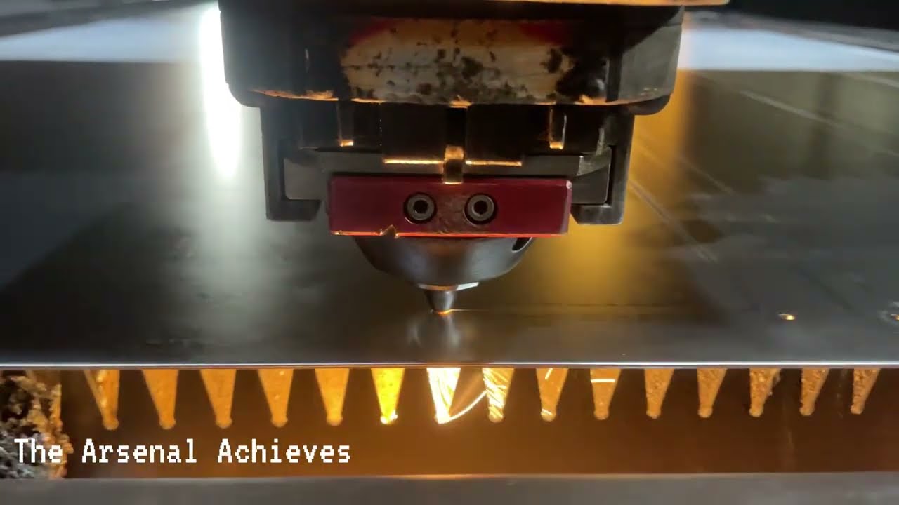 Steel Cutting using Laser #Amada #steel 