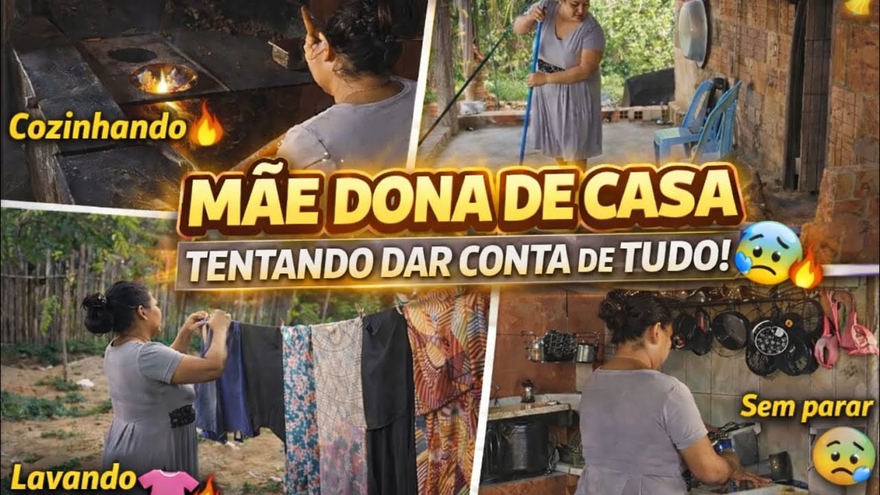 TENTANDO DAR CONTA DE TUDO SOZINHA 💪🏡