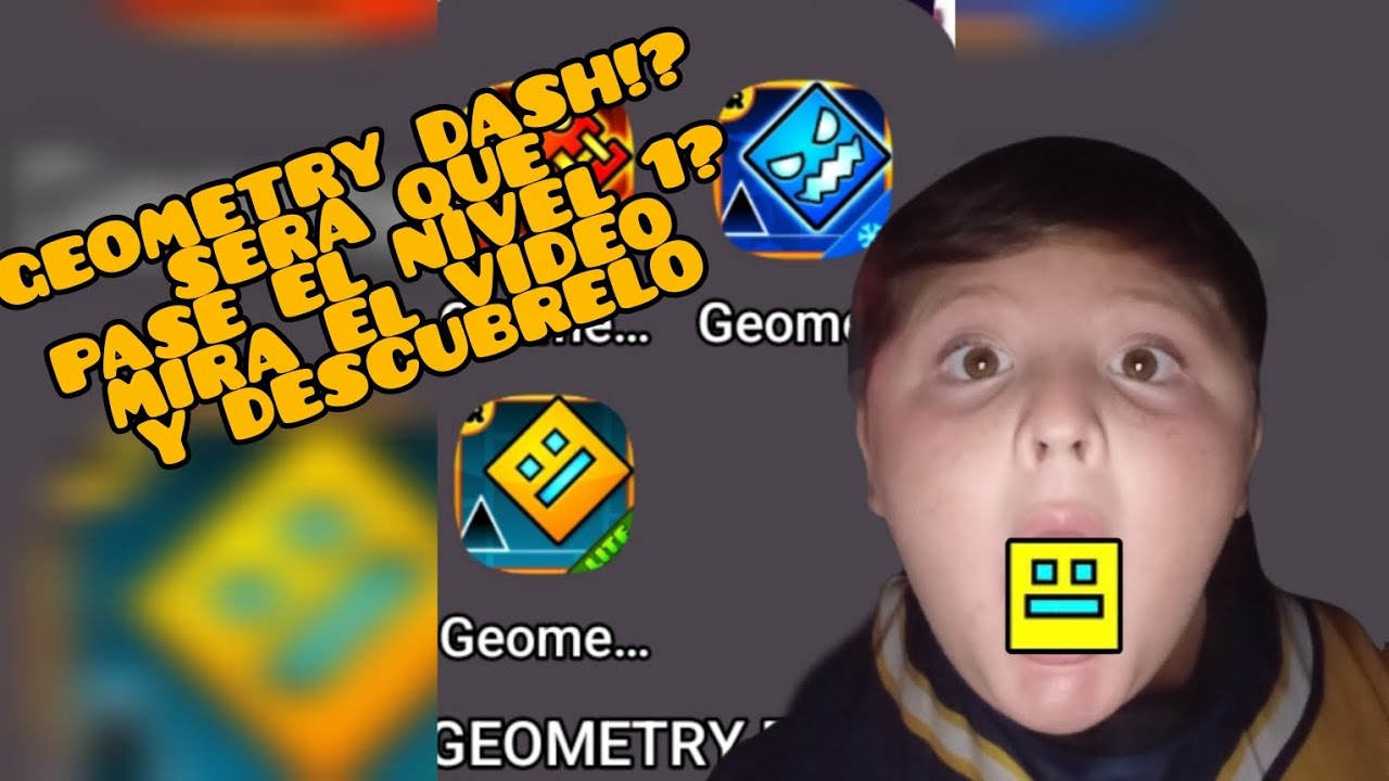 Jugando geometry dash por primera vez