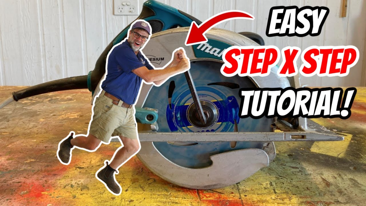How to Change a Circular Saw Blade. Step by Step!