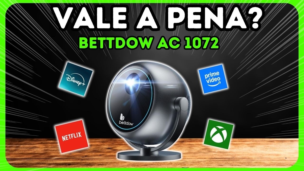 Esse é o PROJETOR mais BONITO que eu ja tive | Bettdow AC1072 vale a pena?