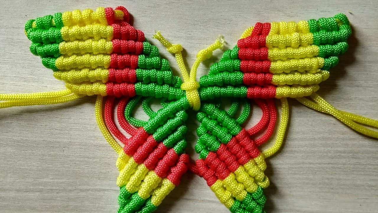 DIY Macrame Butterfly ( Full Making video )
