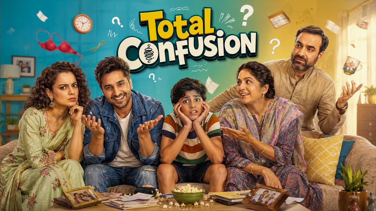TOTAL CONFUSION Full Movie | Pankaj Tripathi, Kangana Ranaut, Jassi | New Hindi Comedy Movie 2026