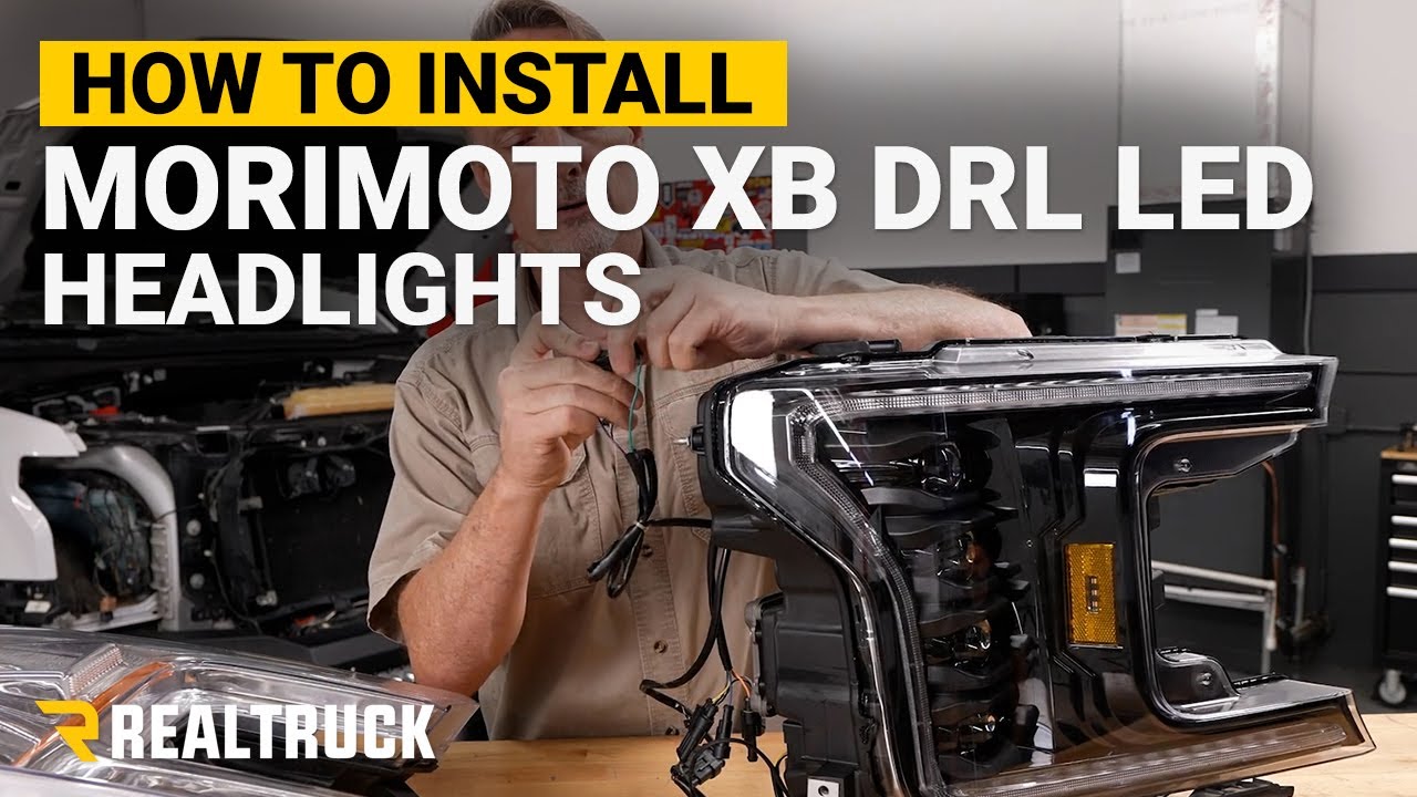 How to Install Morimoto XB Black DRL LED Headlights on a 2018 Ford F-150