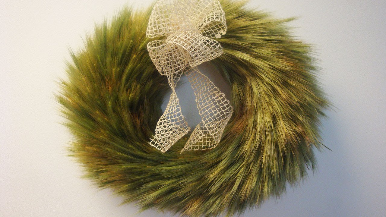 Türkranz/ Wandkranz aus Getreide basteln ❁ Kranz aus Gerstengras ❁ Deko Ideen mit Flora-Shop