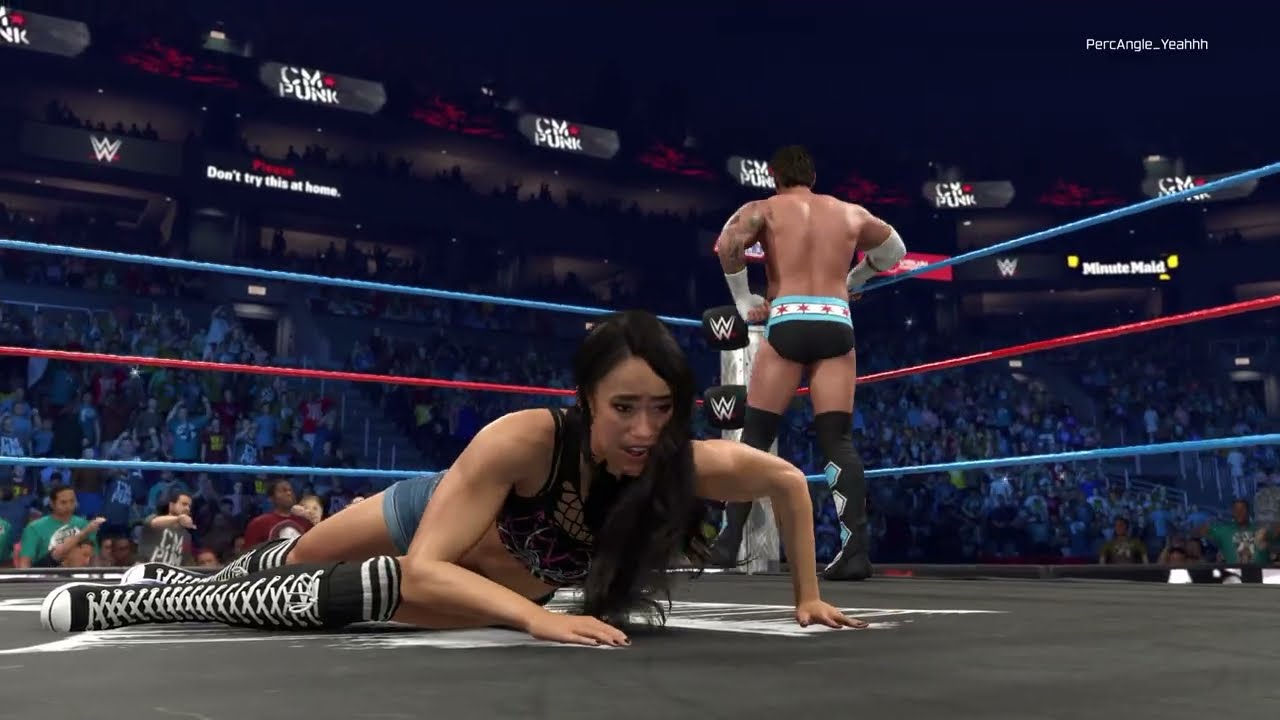 CM PUNK AND AJ LEE VS THE MIZ AND MARYSE FANTASY MATCH WWE 2K26 CM PUNK SHOWCASE 