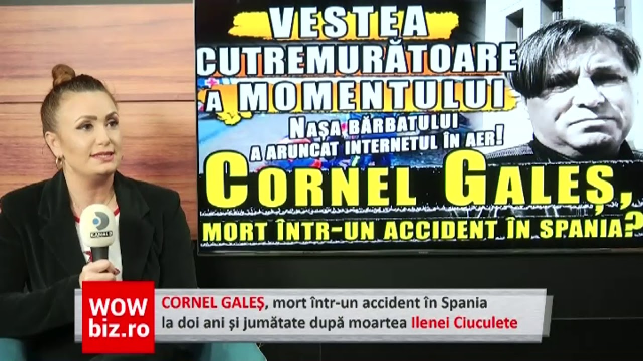 Cornel Gales, mort intr-un accident in Spania! VESTEA CUTREMURATOARE A MOMENTULUI!