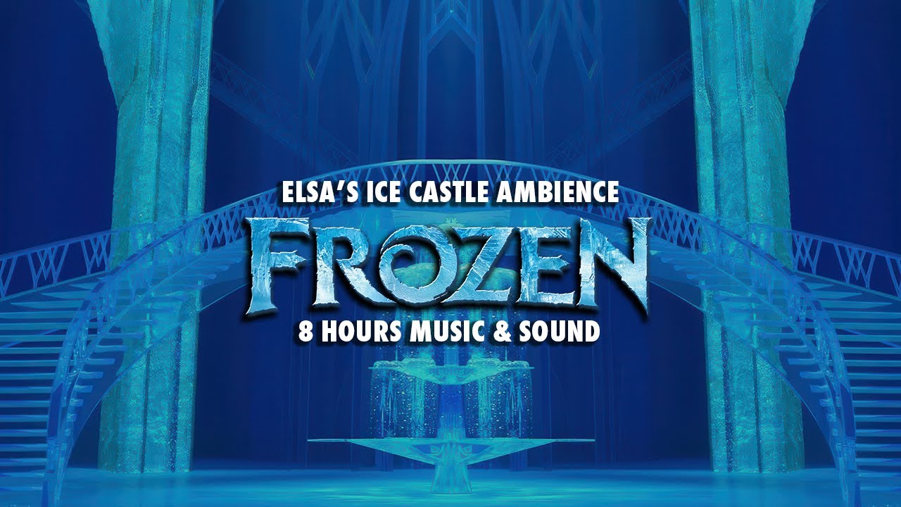 Elsa’s Ice Castle Ambience ❄️ 8 Hours of Magical Frozen Winter Relaxation
