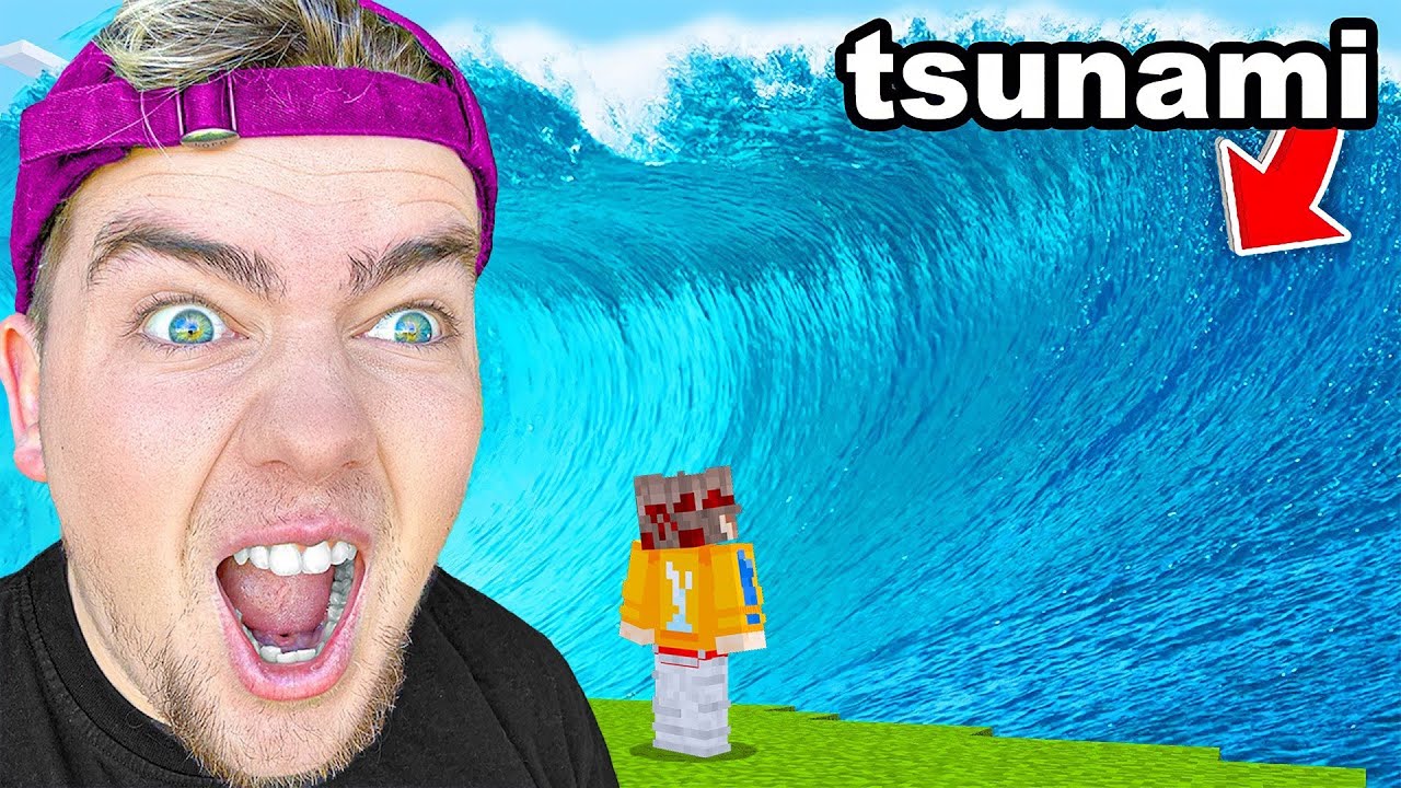 J’ai survécu à 100 CATASTROPHES NATURELLES sur Minecraft !